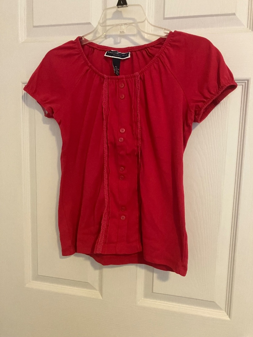 Karen Scott Petite Puff-Sleeve Top